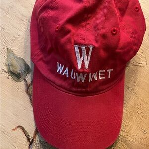 Nantucket Wauwinet Resort Adjustable Red Hat